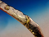 Tiffany and Co Shiebler Sterling Silver Paper Knife Mixed Metals Bird 10 1/2"