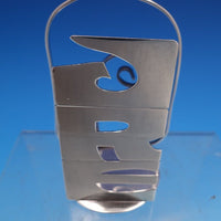 Leonore Doskow Sterling Silver Letter Holder Handwrought 3 1/4" x 2 1/2" (#7884)