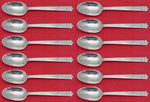 Hampton by Tiffany and Co Sterling Silver Place Soup Spoon Set 12 pieces 7 1/4"