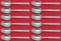 Hampton by Tiffany and Co Sterling Silver Place Soup Spoon Set 12 pieces 7 1/4"
