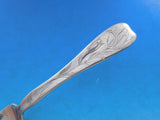 Lap Over Edge Acid Etched by Tiffany Sterling Regular Fork Flowers 7 1/4" #1