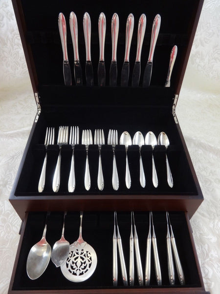 Lasting Spring by Oneida Sterling Silver Flatware Set For 8 Service 44 Pieces