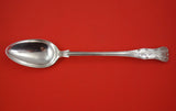 Queens by CJ Vander English Sterling Silver Stuffing Spoon Sheffield 12 1/2"