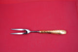 Audubon Gold by Tiffany and Co Sterling Silver Roast Carving Fork 11"