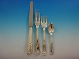 Kings English Sterling Silver Flatware Set for 12 Service 84 Pieces Dinner