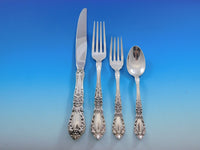 Prince Eugene by Alvin Sterling Silver Flatware Set for 8 Service 49 pcs Dinner