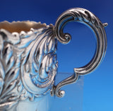 Floral by Shreve Sterling Silver Sugar and Creamer Set 2pc (#8470)