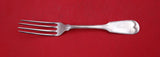 French Thread by Wood and Hughes Sterling Silver Regular Fork 6 7/8"