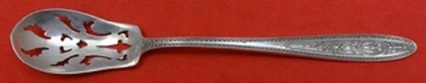 Wedgwood by International Sterling Silver Olive Spoon Pierced Original 6"