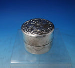 Levi and Salaman English Estate Sterling Silver Box Winged Cherubs Insert #6069