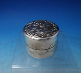 Levi and Salaman English Estate Sterling Silver Box Winged Cherubs Insert #6069