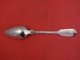 German Silver by Various Makers Serving Spoon Early Coin Marked Felrunkel 9 3/8"