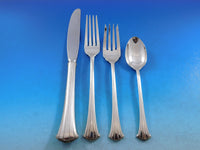 Newport Scroll by Gorham Sterling Silver Flatware Set for 8 Service 45 pieces