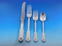 Whitehall by International Sterling Silver Flatware Set 12 Service 60 pcs Dinner