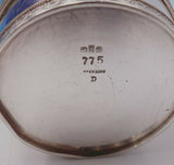 Gorham Sterling Silver Sugar Bucket / Ice Bucket #775 Bright-Cut c1871 (#3472)