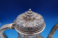 Persian by Tiffany and Co Sterling Silver Tea Set 5pc (#8559) Beautiful!