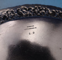 Repousse by James R. Armiger Sterling Silver Salver Tray w/ Diaper Work (#8545)