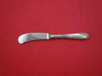 Sweetheart Rose by Lunt Sterling Silver Butter Spreader hollow handle 6 1/8"