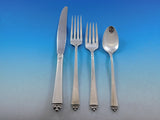 Satin Beauty by Oneida Sterling Silver Flatware Set for 8 Service 55 pieces