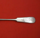 Russian Sterling Silver Soup Ladle Massive 8.1 ozt. 12" Serving Silverware