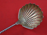 Medallion with Twist by Wood & Hughes Sterling Silver Sugar Sifter Ladle GW 7.5"