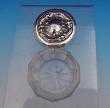 International Sterling Silver and Glass Dresser Jar #C527 1 1/2" x 2" (#9238)