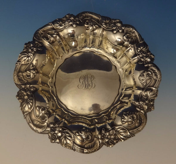 Violet by Whiting Sterling Silver Fruit Bowl Circa 1908 8 3/4" Diameter (#0698)