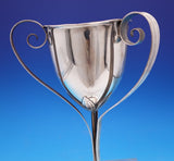 Towle Sterling Silver Goblet / Loving Cup Applied Leaf Handles #7174 8" (#9041)