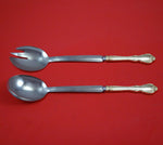 Legato by Towle Sterling Silver Salad Serving Set Modern Custom Made 10 1/2"