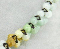 14k Jade Bead Necklace with Large Jade Enhancer (#J3344)