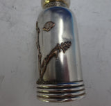 Applied Metals by Gorham Pepper Shaker #1660 Japonesque Woman Corn Stalks #8627