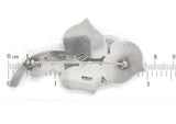 Sterling Kalo Three Leaf Medium Pin w/ Beads Handwrought by Bjarne Axness #J6832