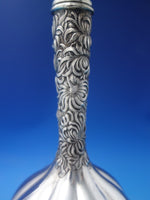 Chrysanthemum by Shiebler Sterling Silver Liquor Bottle #2336 10 1/2" (#6272)