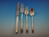 Silver Flutes by Towle Sterling Silver Flatware Set for 48 Service 253 pcs
