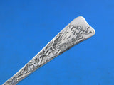 Lap Over Acid Etched by Tiffany Sterling Silver Cocktail Fork Crown Volute 6"