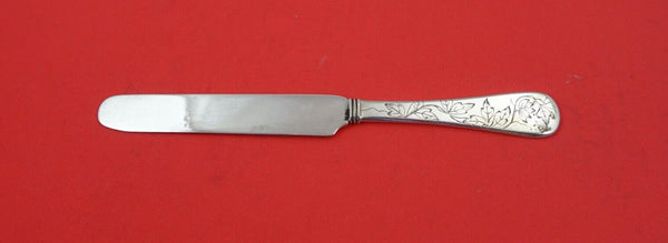 King William Engraved by Tiffany and Co Sterling Child Knife BC leaves FH 7 1/8"