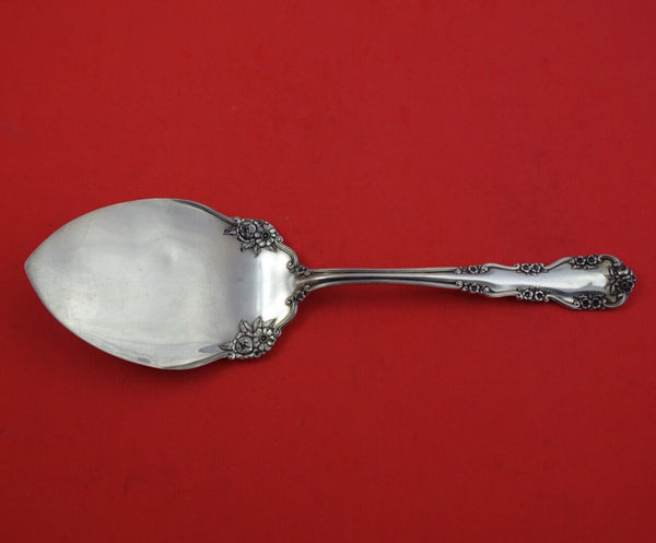 Wild Rose Old by International Sterling Silver Pie Server AS Flowers on Shoulder