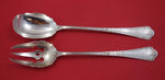 Fer De Lance by Puiforcat French Sterling Silver Salad Serving Set 2pc 10 1/4"