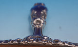 Lily by Whiting Sterling Silver Hat Brush w/Fat Handle #7071 6" x 3 1/4" (#9125)
