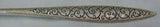 Spanish Lace by Wallace Sterling Silver Pierced Serving Spoon Original 8 1/2"