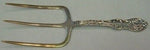 Old English by Towle Sterling Silver Toast Serving Fork 7" Gold washed