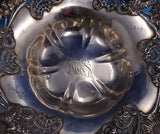 Chrysanthemum Dominick & Haff Sterling Silver Fruit Bowl #1062 12" 20.8ozt #8682