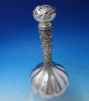 Chrysanthemum by Shiebler Sterling Silver Liquor Bottle #2336 10 1/2" (#6272)