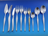 Duo by Christofle Silverplate Flatware Service Set 119 pieces Dinner Modern