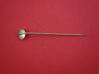 Mexican Sterling Silver Sipper Straw /sundial bowl  7 3/4"