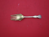 Revere by International Sterling Silver Beef Fork Goldwashed 6 1/2" Server