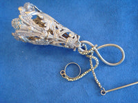 Tussie Mussie Posey Posy Holder Figural Angels with Flowers (#J1218)