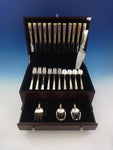 Golden Scroll by Gorham Sterling Silver Flatware Set For 12 Service 53 Pieces