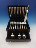 Golden Scroll by Gorham Sterling Silver Flatware Set For 12 Service 53 Pieces
