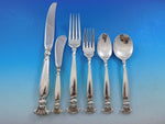 Romance of the Sea Wallace Sterling Silver Flatware Set Shell Motif Dinner 72 Pc